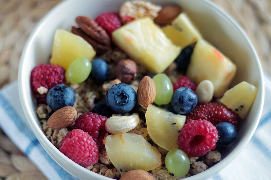 Canva - Healthy Breakfast Bowl with Fruits