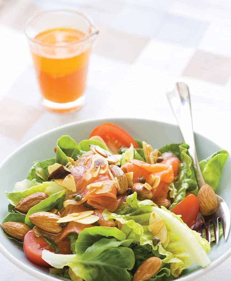 Smoked-Trout-Almond-Salad
