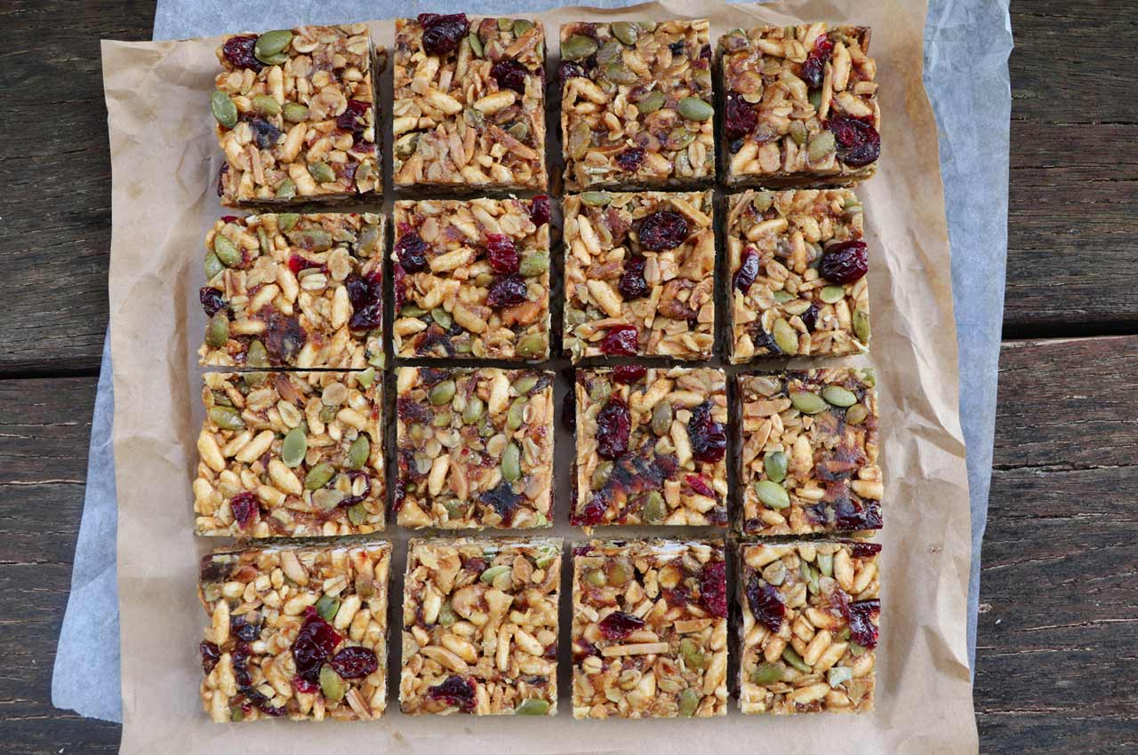 Almond nut bars Australian Almonds